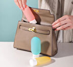 Seyahat Tipi Doldurulabilir Krem Şampuan Kutusu 3 lü Set (2818)