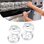 Isıya Dayanıklı Plastik Ocak Düğme Koruyucu Düğme Kilidi Emniyet Düzeneği (2818)