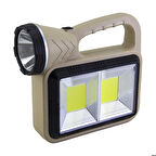 USB ŞARJLI SOLAR EL FENERİ PT-2209 (2818)