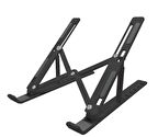 7 Kademeli Ayarlı Katlanabilir Laptop Tablet Standı Siyah (2818)