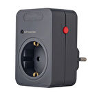 BYLİON ŞOK VE AKIM KORUMALI FİŞ PRİZ SİYAH 720J