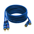 EYTON XT-003-5M Anfi Kablosu 2 Rca 2 Rca 5 Metre Bakır