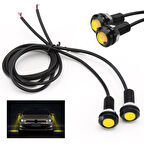 KARTAL GÖZÜ LED AYNA ALTI 12V 2Lİ SARI