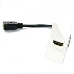 Hdmı Priz Modülü Kablolu 22.5x45 mm 1.8 metre