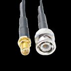 Bnc Erkek Rp-Sma Dişi Kablo 1 Metre