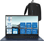 Asus Vivobook X1504VA 15 1.nesil Core 5 120U-40GB-256GB SSD Fhd 15.6inc-Freedos Taşınabilir Bilgisayar ZNJ2861F11+ZETTAÇANTA