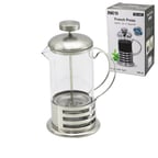 FRENCH PRESS METAL KAFES - METAL KAPAK 600ML CAM BİTKİ SÜZGEÇİ (2)