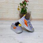 Tiwitto 86924 Gri Sarı Cırtlı Lastikli Erkek Çocuk Spor Ayakkabı
