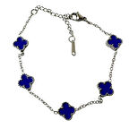 Uretti - Melik 9215 Mini Boy Yonca Model Çelik Bileklik