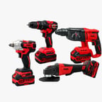 PARS KÖMÜRSÜZ AKÜLÜ 4 LÜ SET PR1580