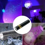 Mini Cep Boy USB İle Şarj Olan Oje Kurutucu Sahte Para Kontol LED UV Mor Işık El Feneri (2)