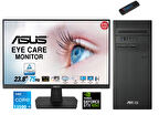 Asus Expertcenter Intel I5 13500 8gb 4tb SSD 4GB/GTX1650 Fhd 23.8 Monitör WINDOWS11HOME Masaüstü Blgisayar F1S500TE-5135000020W25+ZETTAUSBBELLEK