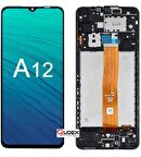 Samsung Galaxy A12 (SM-A125F) Lcd Ekran Dokunmatik (Çıtalı)
