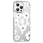 Joko Apple İphone 14 Pro Max Floral Magsafe Kapak - Beyaz