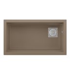 RealStone Almina Granit Evye 755x470 mm Fonksiyonel Mutfak Evyesi - RealStone Almila Cappuccino