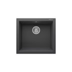 RealStone Gordion 52 K05 Granit Evye 520x470 mm Tek Göz Mutfak Evyesi - RealStone K005 Gordion 52 Antrasit