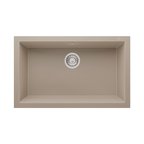 RealStone K003 Didyma 77 Granit Evye 770x530 mm Tek Göz Mutfak Evyesi - RealStone K003 Didyma 77 Cappuccino