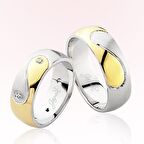 Harem Altın Çift Dalga Model Altın Alyans 2903