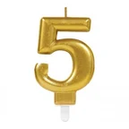 5 Rakam Mum Gold Renk (2)