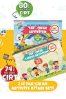 Bunbaza Tak-çıkar 2 Li Set Aktivite Kitabım 15-24 Ay 80 Adet Cırt Ve 3-5 Yaş Yapboz 74 Adet Cırtlı