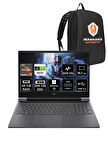 HP Victus 16 R7 7840HS 40GB 256GB SSD RTX4070/8GB 240Hz QHD 16.1'' W11P Gaming Laptop & PER4 ÇANTA