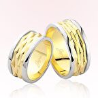 Harem Altın İki Renk Altın Alyans 2905