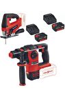 Einhell Herocco 18v Kırıcı Delici Tc-js 18 Dekupaj 2x4.0ah Akülü Set