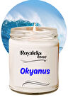 Doğal Özel Seri Kokulu Dekoratif Kavanoz Mum 210 cc - Okyanus Esansı - RYL