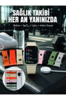 7'li Kordon Setli Akıllı Saat Bluetooth Görüşme Bildirim Destekli Çok Fonksiyonlu Smart Watch
