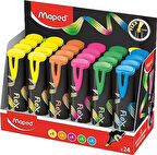 Maped Fosforlu Kalem Flex Farklı Renklerde-Dısplay 740302-24-PKT