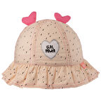 Kız çocuk Girl Power Baskılı Şapka (1-3 yaş)