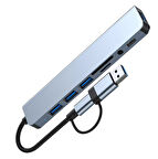 Byl 2218Tu Support 8 İn 1 Type-C Usb Çevirici