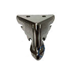 Kelebek Ahşap, Sunta Sandık Ayağı, Kutu Ayak 3,5 cm - Nikel