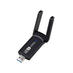 Kablosuz Wifi Alıcı AC1300 Mbps Dual Band USB 3.0 Adaptör