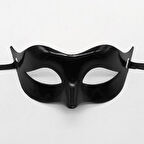 Siyah Renk Masquerade Kostüm Partisi Venedik Balo Maskesi