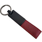 Deri Anahtarlık Bordo