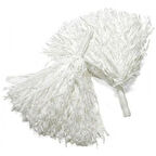 1 Çift ( 2 Adet ) Beyaz Renk 23 Nisan Gösteri Ponponu