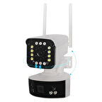 O-KAM-3032 Smart Akıllı Güvenlik Kamerası 3mp+3mp+3mp 3 Lens Alert Wi-Fi Ptz