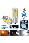 P21w 1156 Ba15s Beyaz Tek Duy Stop Sinyal Geri Vites Ampülü 33 Led Mercekli