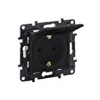 768318 LEGRAND Raventi Serisi kapaklı topraklı priz 16A füme