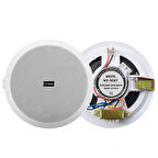 WESTA WS-1016T Alçıpan Tavan Hoparlör 16cm 100 Volt Trafolu Beyaz