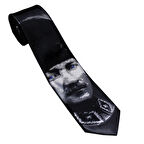 Herşey Nota Mustafa Kemal Atatürk Gri Kravat