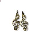 Herşey Nota Sol Anahtar Küpe 