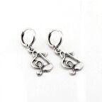 Sol Anahtar Nota Küpe 