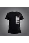 Unisex Siyah Piyano Tshirt