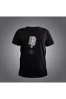 Mikrofon Siyah Tshirt Unisex