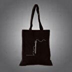 Herşey Nota Kemancı Bez Çanta