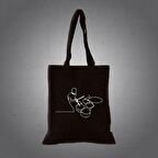 Herşey Nota Bateri Çalan Adam Bez Çanta