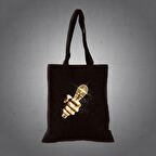 Herşey Nota Mikrofon Bez Çanta