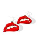 Herşey Nota Dudak Küpe